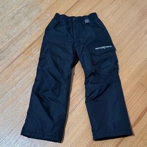 Snow pants; boys size 8, black